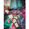 Image 2 : Creative Crafter's Pack - New Skeins Of Luxurious Fabric w/ Colorful Glass Vessels & more