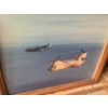 Image 3 : Box of Model/ Miniature Planes, Display Platform  39 W, 13 D, 3 T and Framed Photos 9.5 X 11.5