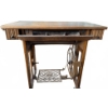 Image 5 : Empe Treadle Sewing Machine Table with Drawers and Accessories
