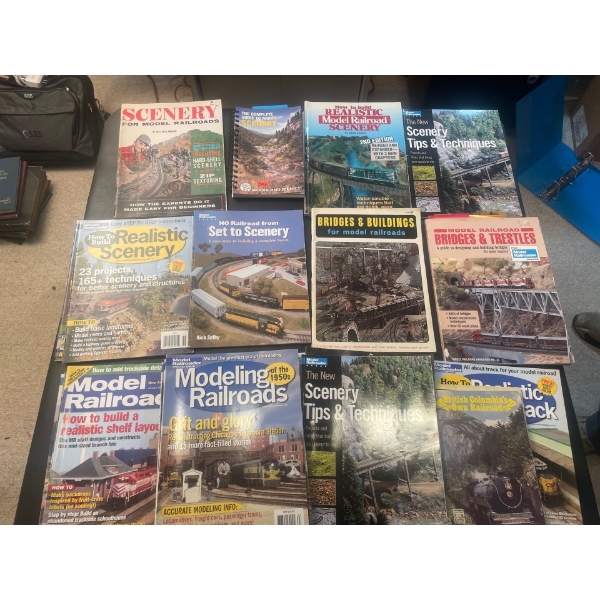 Large Collection of Model Railroad Instruction Manuals