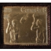 Image 3 : 1976 Montreal Olympics Commemorative Bronze Postage Stamps (Set of Three) #3