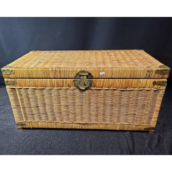 Large Wicker Trunk 32 W, 16 D, 16 T 
