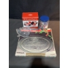 Image 1 : Christmas Entertaining Lot: Fitz and Floyd Shakers, Tin, Duralex Platter, Glass Dish