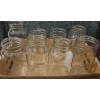 Image 2 : 18 Clear Glass Canning Jars and Lids/Caps Bundle