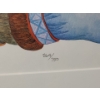 Image 5 : "Drum Song", Artist: Barbara Lavallee, 364/750, Offset Lithograph Framed Under Glass 22 x 25.5 