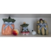 Image 2 : Fitz and Floyd Classics Handcrafted Vegetable-Themed Canisters (Set of 3)