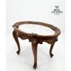 Image 1 : Marble Regency Style Oval Side Table 29W x 21 x 22H