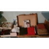 Quilting Swatches, Vogue Pattern Books and Bag of Weaving Yarn