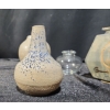 Image 7 : Stunning Signed Pottery Vases , Yamato Mini Tea Cup Set, Limoges Castel Pitcher, The Glass Shop Vase