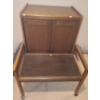 Image 2 : Wheeled Cabinet 25.5 W, 18 D, 34 T, Metal TV Tray 17.5 W, 12.5 D, 24 T, TV Trolley 27 W, 16 D, 21 T