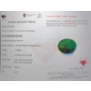 Image 3 : 15 ct Certified Brazilian Emerald Gemstone Oval Cut ($22,500 Appraisal)