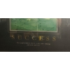 Image 2 : "Success" Inspirational Message, 27 X 33 Print Framed Under Glass 