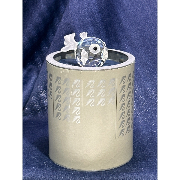 Swarovski Crystal Puffer Fish 2H with Original Box