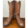 Image 6 : Genuine Leather Square/Steel Toed Men's Western Work Boots Size 9.5