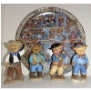 Image 1 : Teddy Bear Ornament Collection  "Cowbears & Teddy's" w/ Collectible Plate