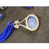 Image 3 : Sterling Silver Lapis Lazuli & Aquamarine Necklace & Ear Rings Set