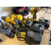 Image 2 : Collection Of Dewalt Drills With Chargers & Batteries 