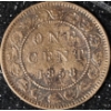 Image 1 : 1858 Canada 1¢ Large Cent Coin - 1st Year Issue with Protective Plastic Case