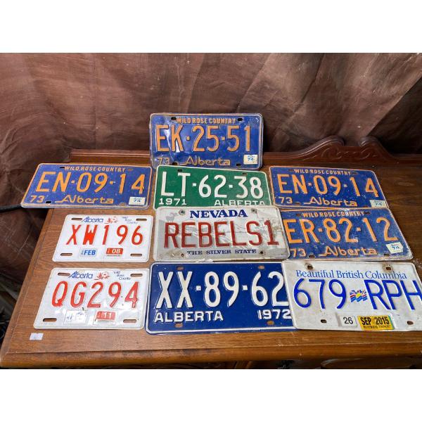 Vintage License Plate Collection #2 