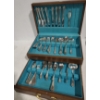 Image 1 : Rogers Bros. Cutlery and Storage Box 15.5 W, 11 D, 5.5 T  
