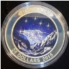 Image 2 : 2015 $25 Star Charts: The Eternal Pursuit Fine Silver Coin 31.83 Grams