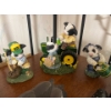 Image 2 :  iron and wood corner shelf with small stereo and a number of small collectibles Along with some sma