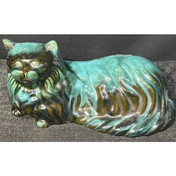 Blue Mountain Pottery Cat Statue
