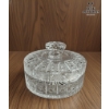 Image 2 :  Vintage Crystal Collectibles,  Includes A Matching Decanter, A Footed Bowl, And A Lidded Container.