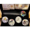 Image 2 : 2015 $20 LOONEY TUNES - PURE SILVER 4-COIN SET WITH WATCH