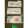 Image 2 : Sealed $20 Notes (3)