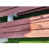 Image 2 : Resin and Wood Garden Bench 72 W, 24 D, 34 T 