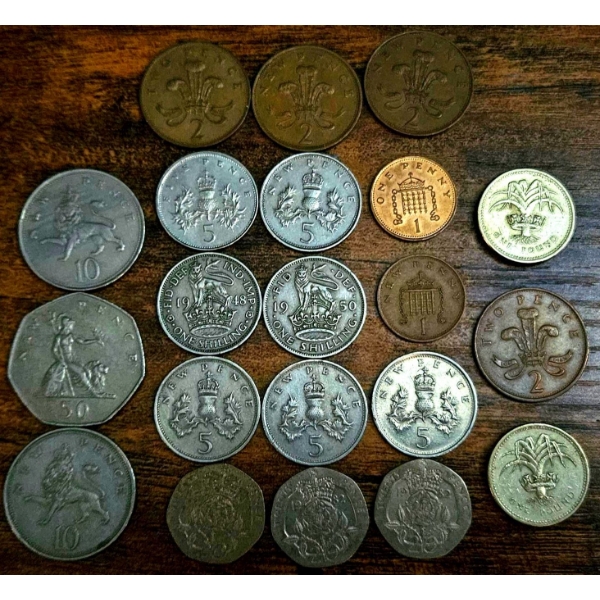 English Assorted Coin Collection
