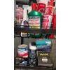 Image 2 : Car Cleaning Fluids & Wax w/Organizing Shop Shelf