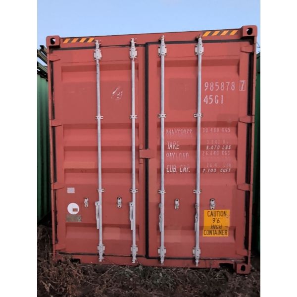 Red Sea Can - Contents not Included 9'6" High Container See Photo For Max Capacity 
