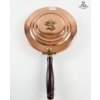 Image 2 :  Antique And Vintage Copper Pans, 6''INCHES, 6.5''INCHES , 9''INCHES.
