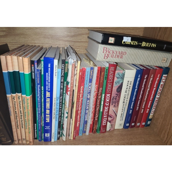 Assorted Home Improvement Books Including: Backyard Builder, Plywood Projects