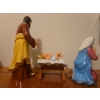 Image 4 : Royal Doulton 'Holiday Traditions' Nativity Mary, Joseph, Jesus Figurine w/  22k Gold Coating - 9T