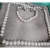 Image 2 : Freshwater Pearl Set- Necklace and Bracelet