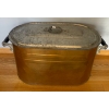 Image 2 : Antique Copper Wash Basin 24x13 w/ Ice Bucket 