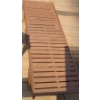 Image 1 : Safavieh Outdoor Lounge Chair w/ Cushion 79 w, 14 h (When Flat) 27 d (2)