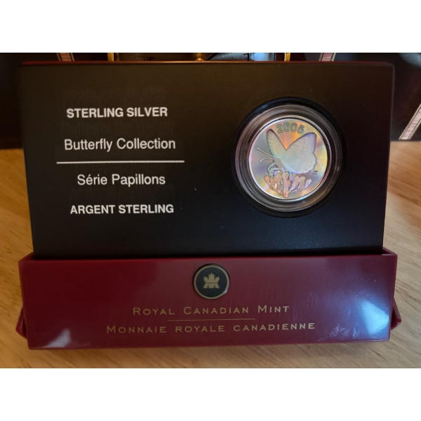 2005 50c Spangled Fritillary Butterfly - Sterling Silver Coin
SKU: 623932245358
