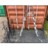 Image 1 : Recreation/ Multi Use Ladder (4 Rung, ~5Ft Tall), Metal Organizers  (4 Pc, Need to Finish Assembling