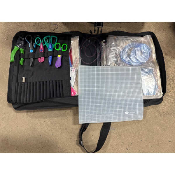 Fiskars Craft Storage Bag with Tools and Accessories