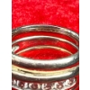 Image 5 : Boujee Thick White Gold Natural Diamond Ring Stamped  Corona 10K/14K, Total 0.5 Carat, Weighs 8.95g