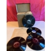 Image 1 : Vintage Record Collection in Metal Case