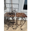 Image 2 : Small Metal Outdoor Tables & Metal Outdoor Decor 
