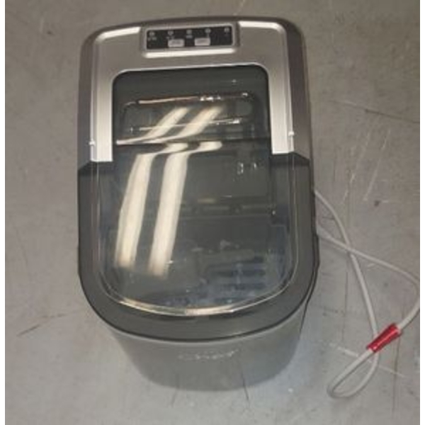 Countertop Ice Maker with Assorted Metal and Ceramic Containers