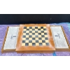 Image 3 : Lladro Porcelain Blue and White Medieval Chess Board - All Pieces Intact