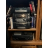 Image 2 : Sayo TV with Panasonic stereo with & Sanyo BHS along with shelf and number of DVDs, everything inclu