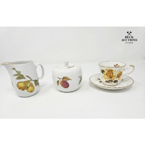 Crystal Glasses, EP Brass Cream Dish, and More